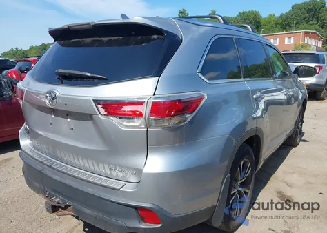 2016 Toyota Highlander Xle V6 from USA, damaged, VIN 5TDJKRFH5GS296124